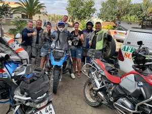 Reisegruppe Motorradreise von Afrikabiker in Namibia