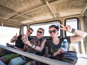 Afrikascout Crew hat Spass auf Namibia Reise